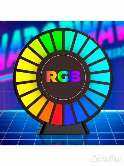 RGB-эквалайзер для автомобиля, ароматизатор, 1 шт