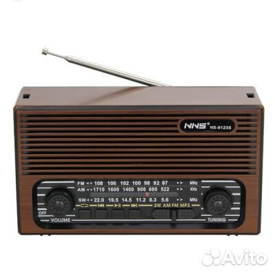 Портативная FM колонка NS-8123BT - 650