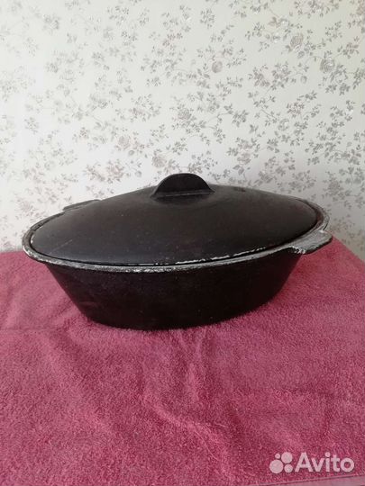 Утятницы чугунные, эмалированные СССР