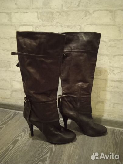 Сапоги,натуральная кожа Nine West