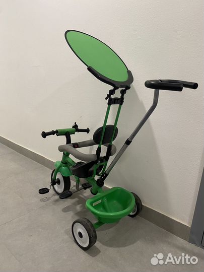 Трехколесный велосипед с родительской ручкой