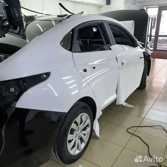 Белая глянцевая пленка