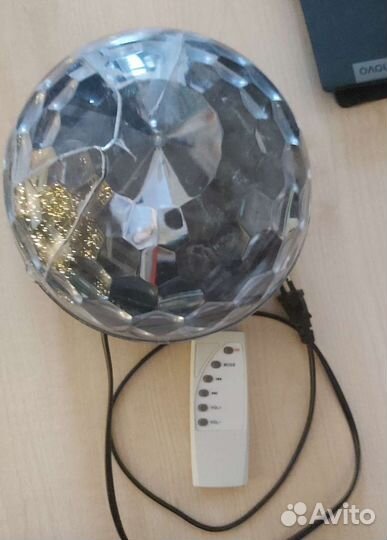 Диско шар-колонка блютуз