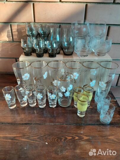 Рюмки,стаканы СССР сервиз лфз