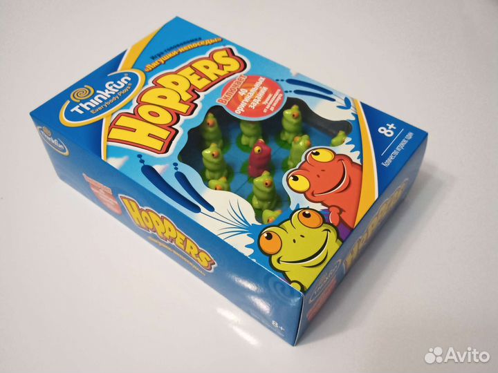 Головоломка Hoppers с красной лягушкой