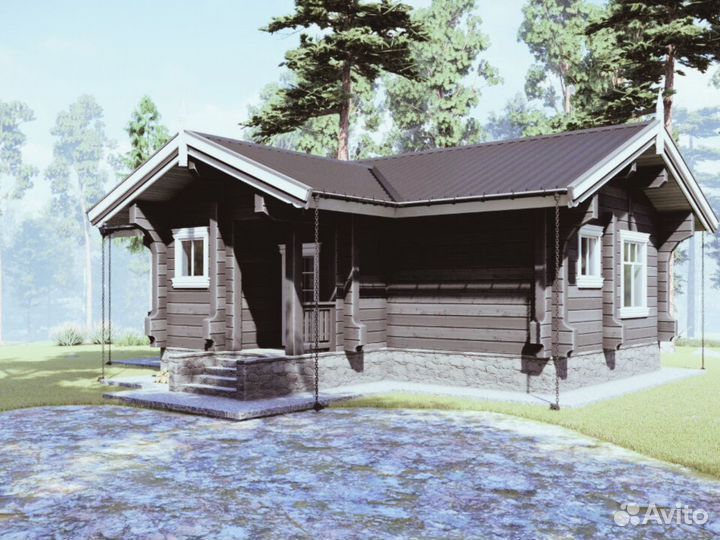 Дом из сруба, проект 