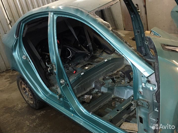 Порог со стойкой kia rio