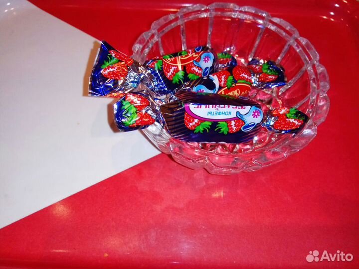 Хрустальная шкатулка, пепельница с крышкой