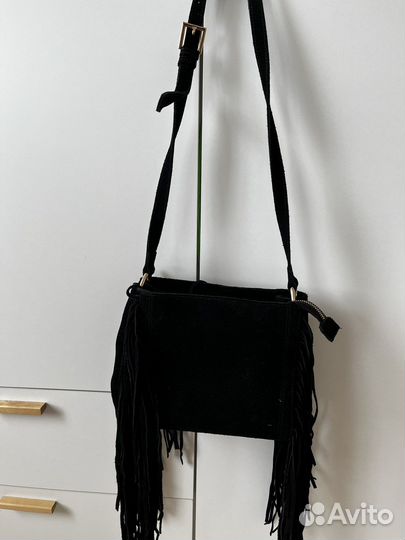 Сумка натуральная замша