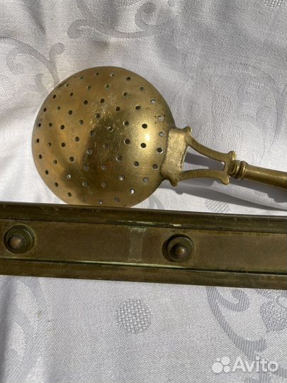 Кухонный набор приборов латунь