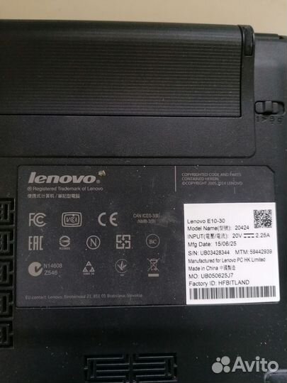 Нетбук lenovo e10-30