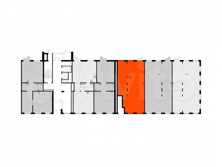 Сдам помещение свободного назначения, 104.6 м²