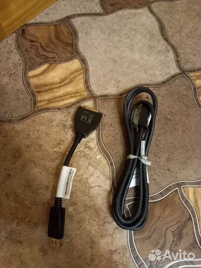 Кабель переходник провод displayport на dvi-d