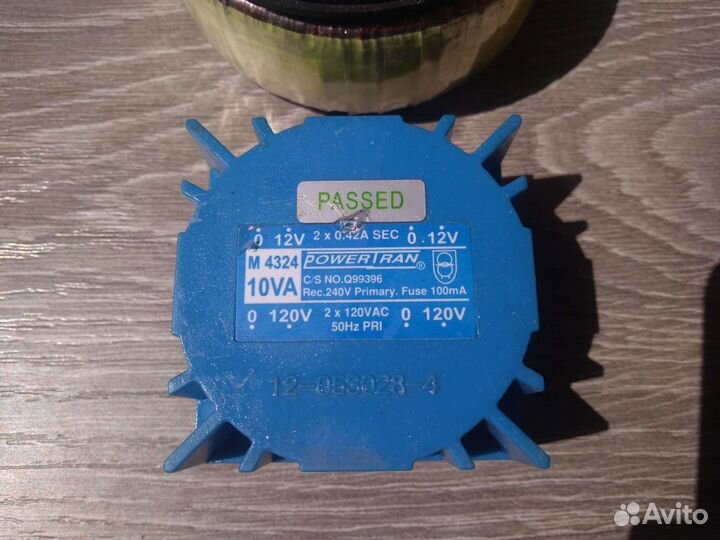 Тороидальные трансформаторы 2*12В 2*2.1А и 2*0,42А