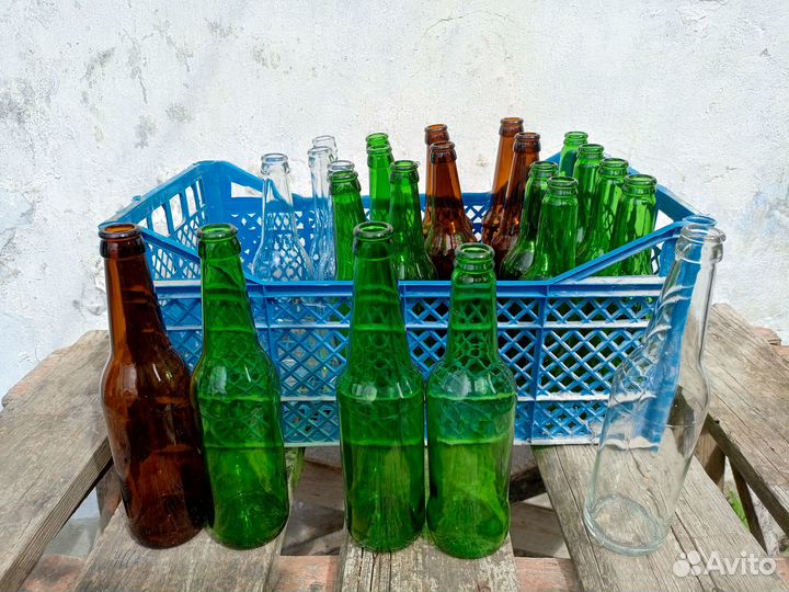 Бутылки пивные б/у