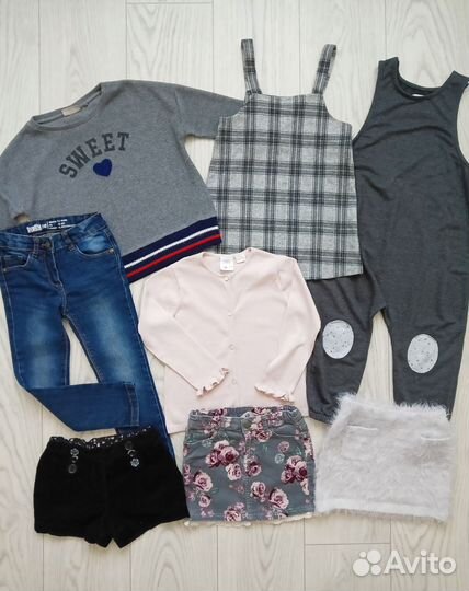Zara, next, h&m пакет одежды 110 см