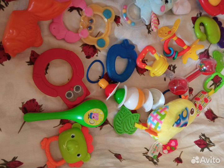 Погремушки, грызунки, ниблер пакетом