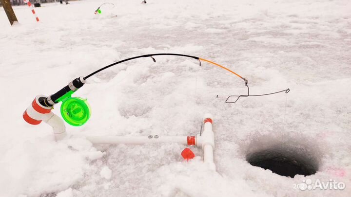 Удочка для зимней рыбалки самоподсекающая