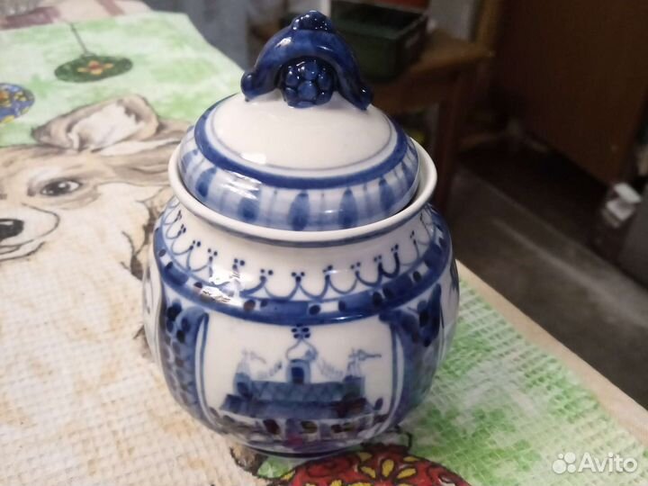 Фарфоровая посуда гжель