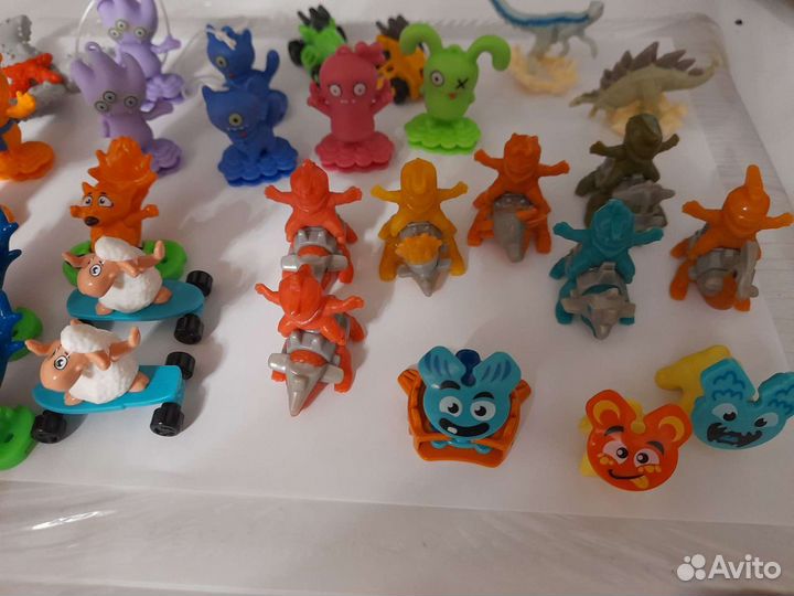 Игрушки из киндера, скрепыши