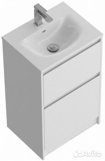 Тумба с раковиной BelBagno Kraft 39-50-PIA-BB-8099-3-50 Bianco Opaco