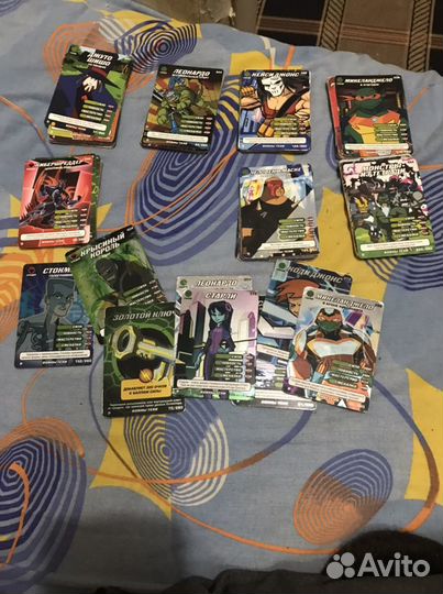 Карточки черепашки ниндзя