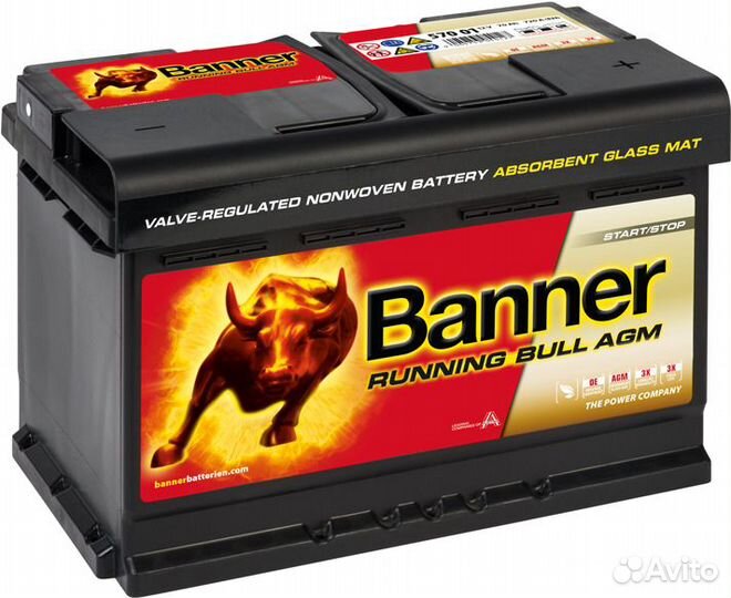 Аккумулятор Banner Running Bull AGM 70 Ah