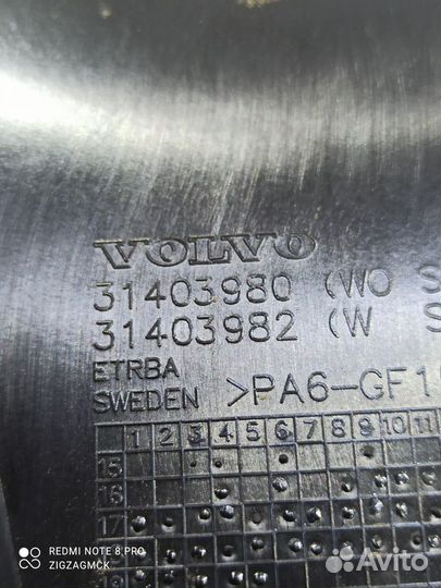 Рамка двери (задняя, правая) (Volvo V90 II)