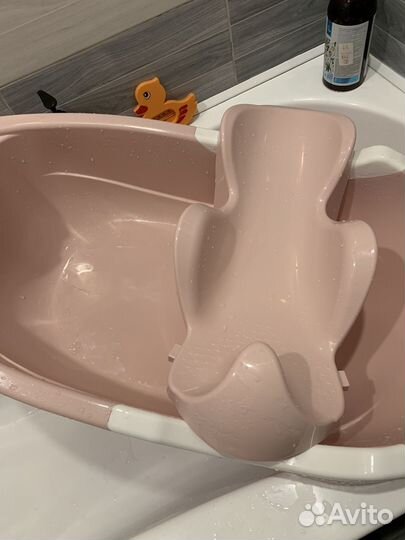 Ванночка детская с горкой для купания