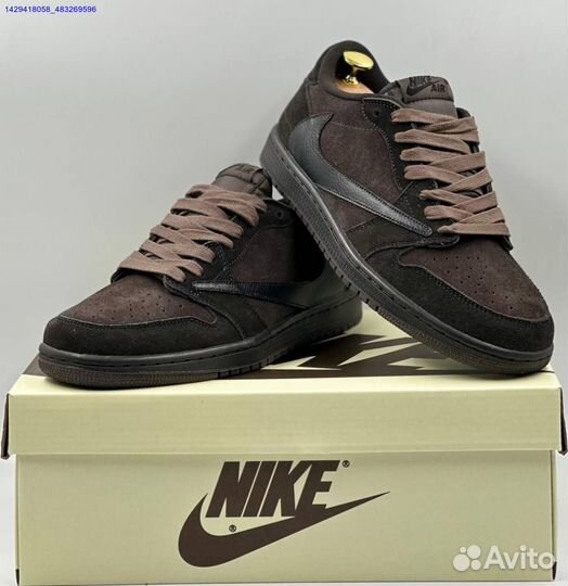 Nike Air Jordan 1 Low OG Velvet Brown (Арт.37989)