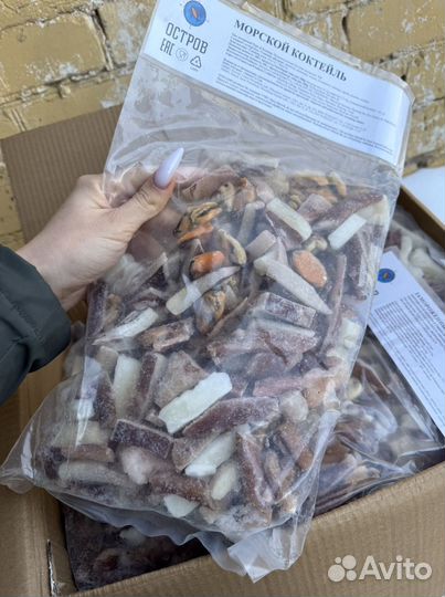 Морской коктейль морепродукты