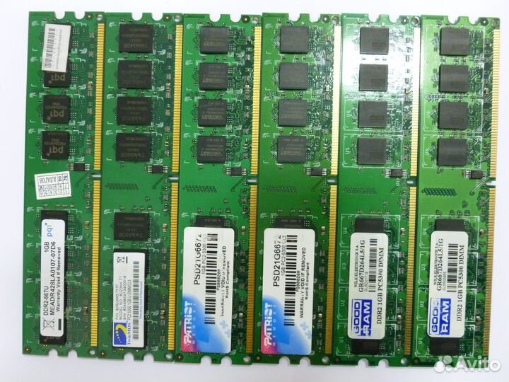 Оперативная память DDR / DDR2 / ECC