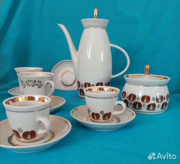 Кофейный сервиз Полонский фарфоровый завод