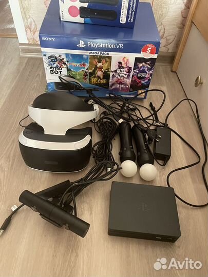 Продам PS VR очки + PS move