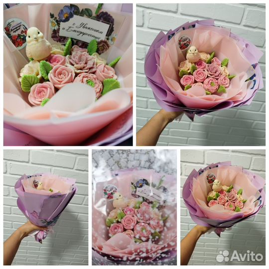 Съедобные букеты, шоколадные розы, цветы