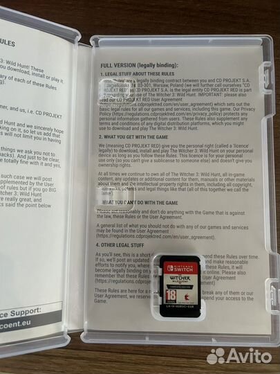 Ведьмак 3 nintendo switch