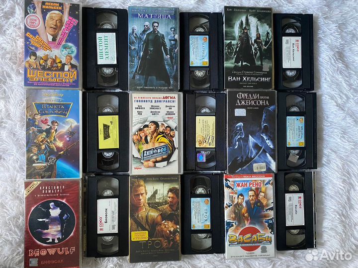 Видеокассеты VHS Hi-fi Лицензия