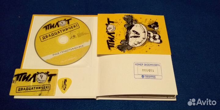 Группа Пилот: диски, книги, браслет, футболка,шарф