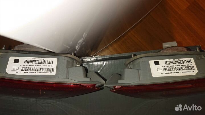 Задние фонари Веста, в крышку багажника