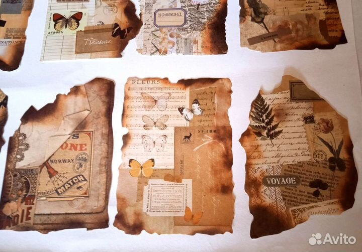 Винтажные декоративные бумаги