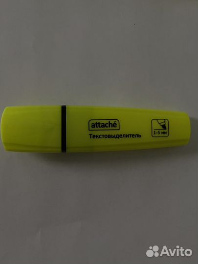 Текстовыделитель Attache Palette желтый