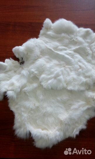 Шкурки кролика выделанные