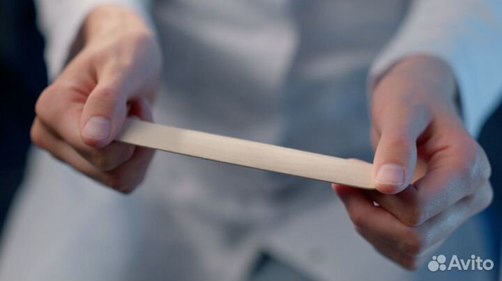 Шпатель деревянный (широкий) для депиляции