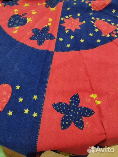 Скатерть новогодняя круглая