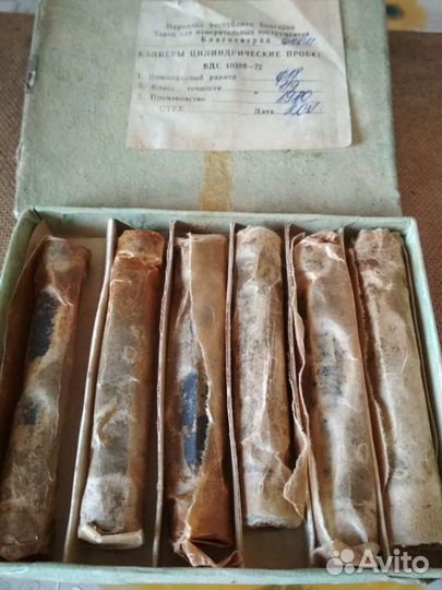 Калибры пробки кольца