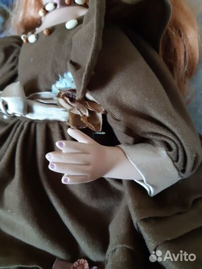 Кукла фарфоровая коллекционная Германия винтаж