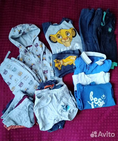 Пакет вещей на мальчика