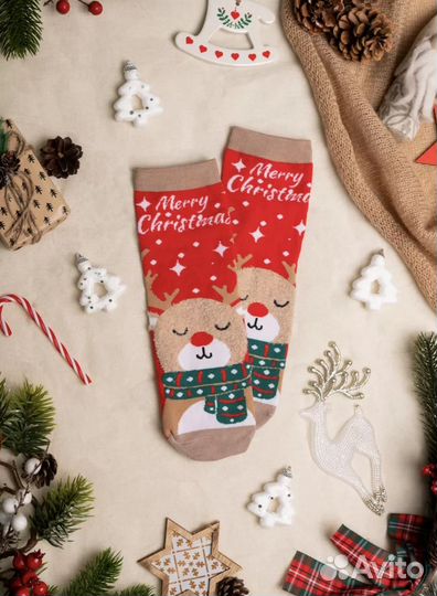 Новогодние носки