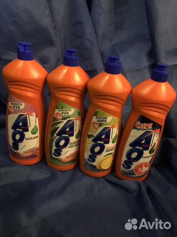 Средство для мытья посуды AOS, 900ml