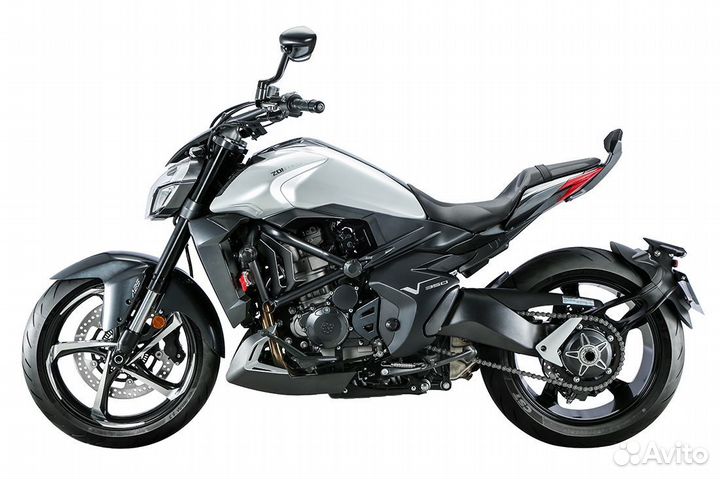Дорожный мотоцикл Zontes ZT350-V1 silver новый